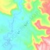 Mapa topográfico Cala, altitude, relevo