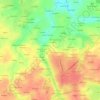 Mapa topográfico Streat Glaz, altitude, relevo
