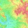 Mapa topográfico Ventejouls, altitude, relevo