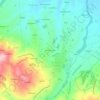 Mapa topográfico Monteraschino, altitude, relevo