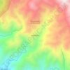 Mapa topográfico Peña Blanca, altitude, relevo