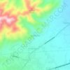 Mapa topográfico Leuwikoja, altitude, relevo