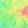 Mapa topográfico Valle Guidino, altitude, relevo