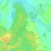 Mapa topográfico La Bernaise, altitude, relevo