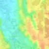 Mapa topográfico Crangeat, altitude, relevo