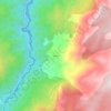 Mapa topográfico Góntar, altitude, relevo