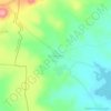 Mapa topográfico Kanukurthy, altitude, relevo