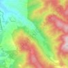 Mapa topográfico Cintoia, altitude, relevo