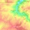 Mapa topográfico Le Bois Saint-Georges, altitude, relevo