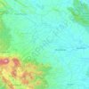 Mapa topográfico Tanah Tumbuh, altitude, relevo
