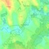 Mapa topográfico Abbeyshrule, altitude, relevo