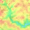 Mapa topográfico Le Defay, altitude, relevo