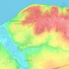 Mapa topográfico Blancmesnil, altitude, relevo