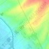 Mapa topográfico Les Madilles, altitude, relevo