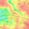 Mapa topográfico Toull al Lann, altitude, relevo