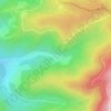 Mapa topográfico La Fonderie, altitude, relevo
