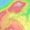 Mapa topográfico Scaria, altitude, relevo