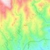 Mapa topográfico Kamalig, altitude, relevo