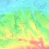 Mapa topográfico Sidobre, altitude, relevo