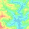 Mapa topográfico Cabezo del Moraco, altitude, relevo