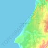 Mapa topográfico Essaouira, altitude, relevo