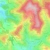Mapa topográfico Munet, altitude, relevo