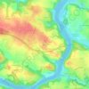 Mapa topográfico Penhap, altitude, relevo