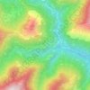 Mapa topográfico Falmenta, altitude, relevo