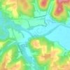 Mapa topográfico Zuck, altitude, relevo