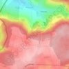 Mapa topográfico La Goullette, altitude, relevo
