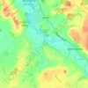 Mapa topográfico Wimpstone, altitude, relevo