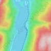 Mapa topográfico Moyie, altitude, relevo