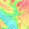 Mapa topográfico Clos Saint-Maurice, altitude, relevo