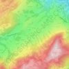 Mapa topográfico Zipfel, altitude, relevo