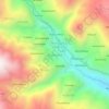 Mapa topográfico Acobamba, altitude, relevo