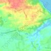 Mapa topográfico Lacroix, altitude, relevo
