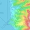 Mapa topográfico Poirier, altitude, relevo