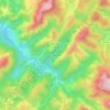 Mapa topográfico Itaretama, altitude, relevo