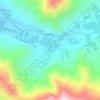 Mapa topográfico Coirón, altitude, relevo