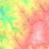 Mapa topográfico Pernigem, altitude, relevo