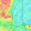 Mapa topográfico Stroude, altitude, relevo
