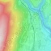 Mapa topográfico Ardon, altitude, relevo