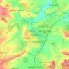 Mapa topográfico Frome, altitude, relevo