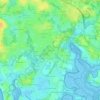Mapa topográfico Kercourse, altitude, relevo