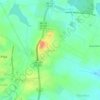 Mapa topográfico Oiticica, altitude, relevo