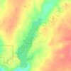 Mapa topográfico Whitewater Memorial State Park, altitude, relevo