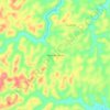 Mapa topográfico Mata de Cacao, altitude, relevo