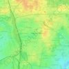 Mapa topográfico Clos du Bourg, altitude, relevo