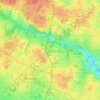 Mapa topográfico La Botardière, altitude, relevo