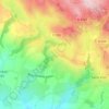 Mapa topográfico La Guillardière, altitude, relevo